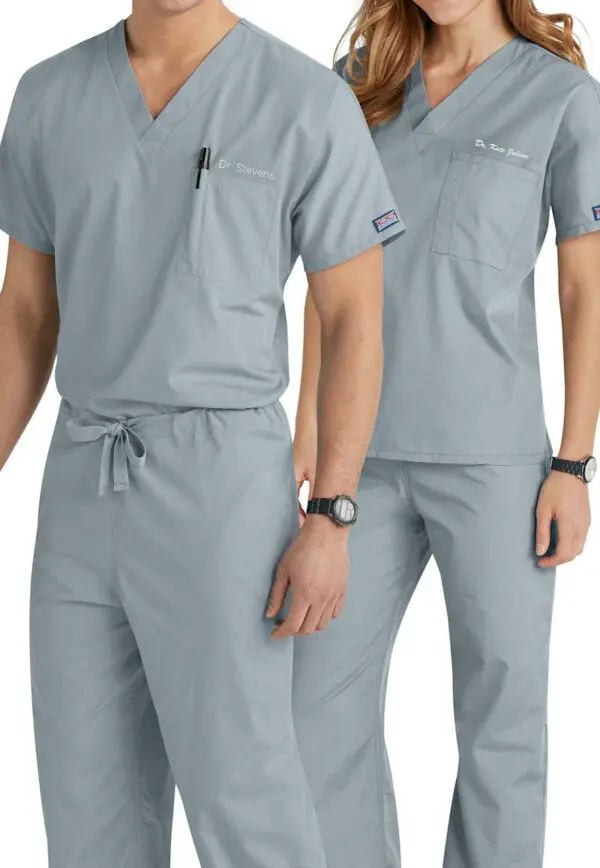 GREY ALLHEART MEDICAL SCRUBS