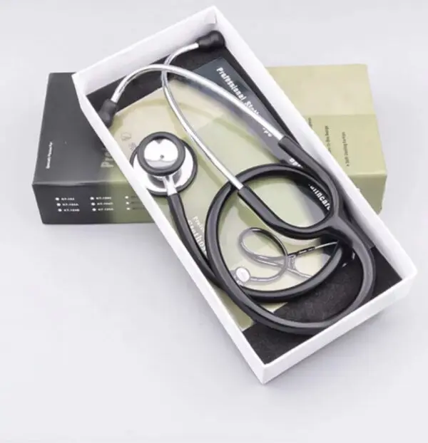 Medical Stethoscope Adult Economical Professional Medical Use Aluminum Blue Duo Cardiology Stethoscope