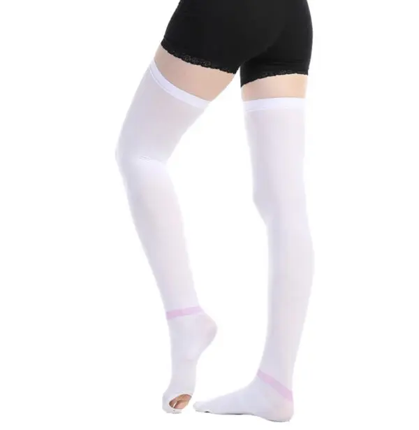 Unisex Medical Varicose Veins Over Knee Tights Hospital Compression Socks