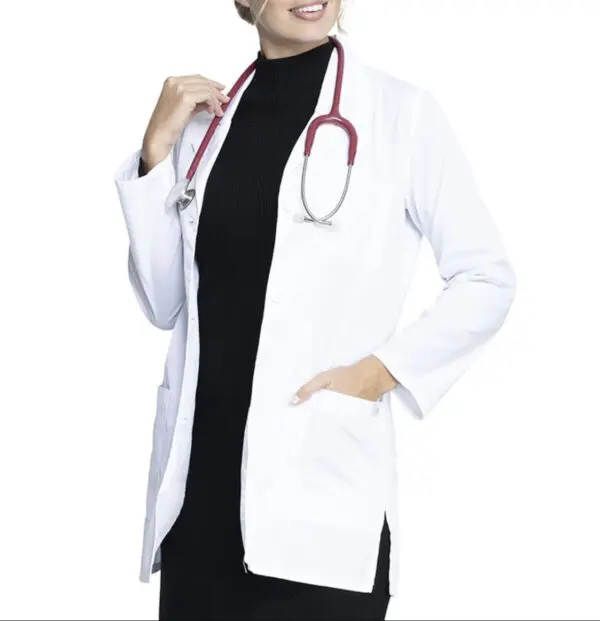 Hospital Uniforms Men Women Scrub Stylish Medical Lab Coat - Image 2