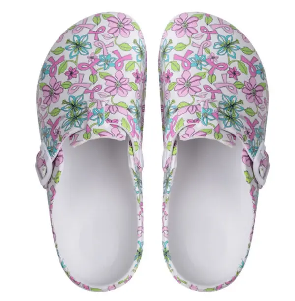 High Quality Nursing Medical Stuff Printing Clogs Nurse Shoes Breathable Nurse Clogs