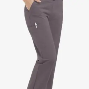 Butter Soft Silver Black Scrub Pants