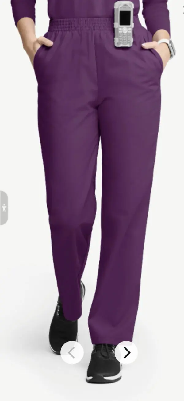 Butter soft Egg plant scrub pants