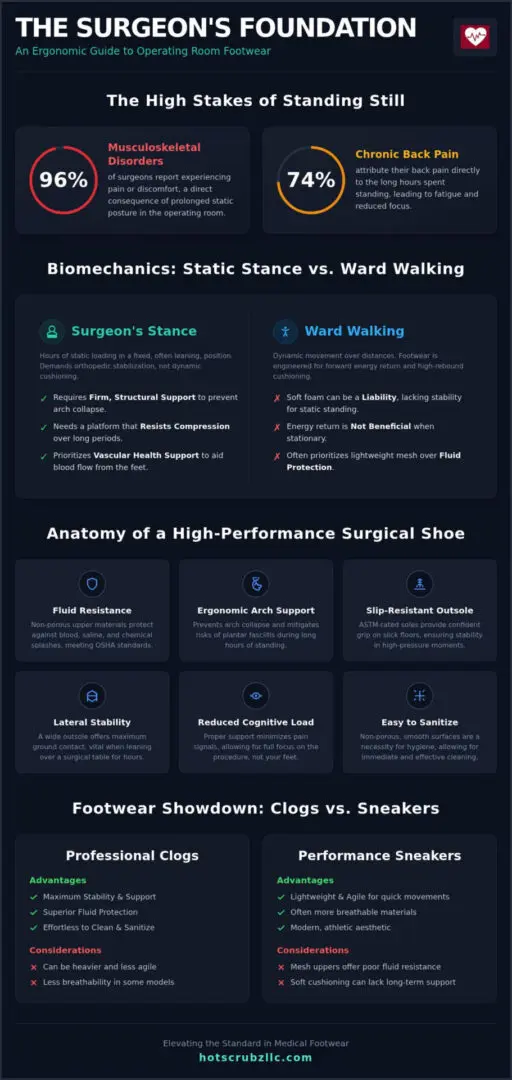 Best Shoes for Surgeons: 2026 OR Comfort Guide