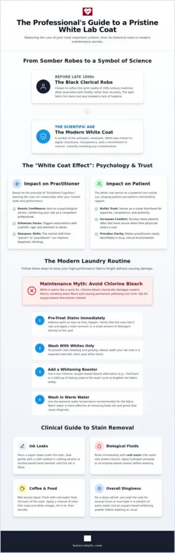 Why Doctors Wear White Lab Coats: History & Care in 2026
